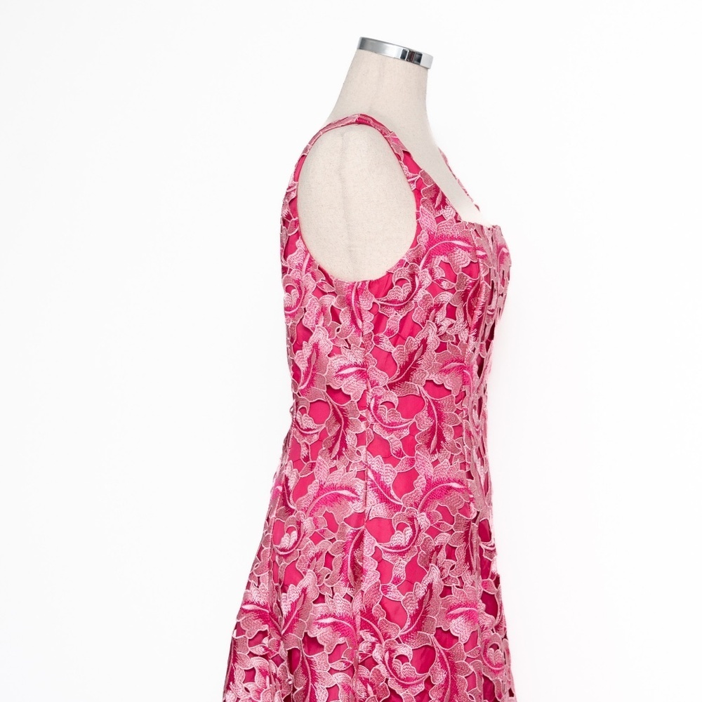 Adrianna Papell – Embroidered Fit & Flare Dress - Picture 9 of 14